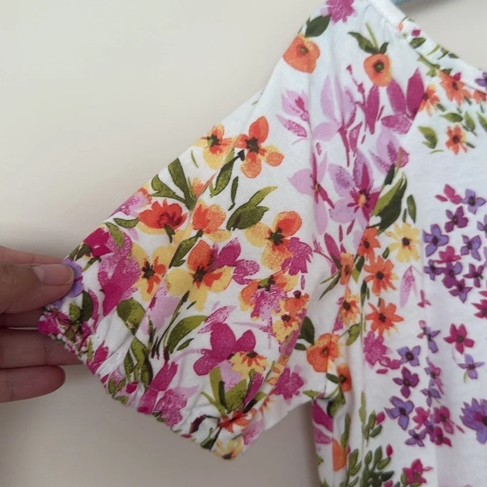 The Children’s Place Floral Girl Dress size M 7/8 Like New